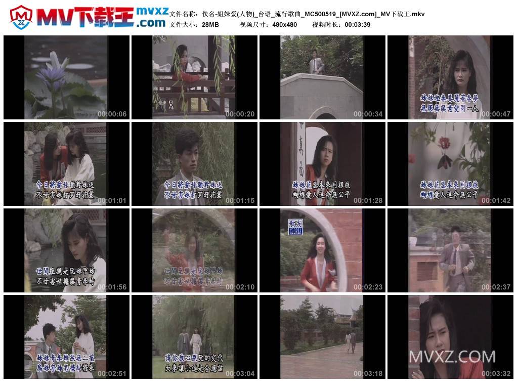 佚名-姐妹爱(人物)_台语_流行歌曲_MC500519